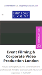 Mobile Screenshot of filmyourevent.com
